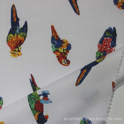 Tencel fabric cotton printed tencel fabric for dress